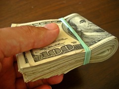 <p>to spend money</p>