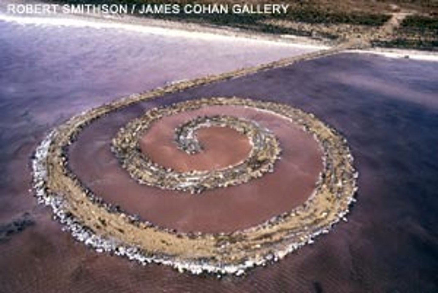 <p>Artist: Robert SmithsonPeriod: Earthwork</p><p>Dates: 1970 C.E.</p><p>Culture: Great Salt Lake, Utah, U.S.</p><p>Material: Earthwork: mud, precipitated salt crystals, rocks and water coil.</p>