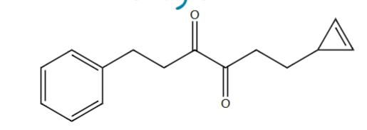 <p>How many degrees of unsaturation are present here? how do you know?</p>