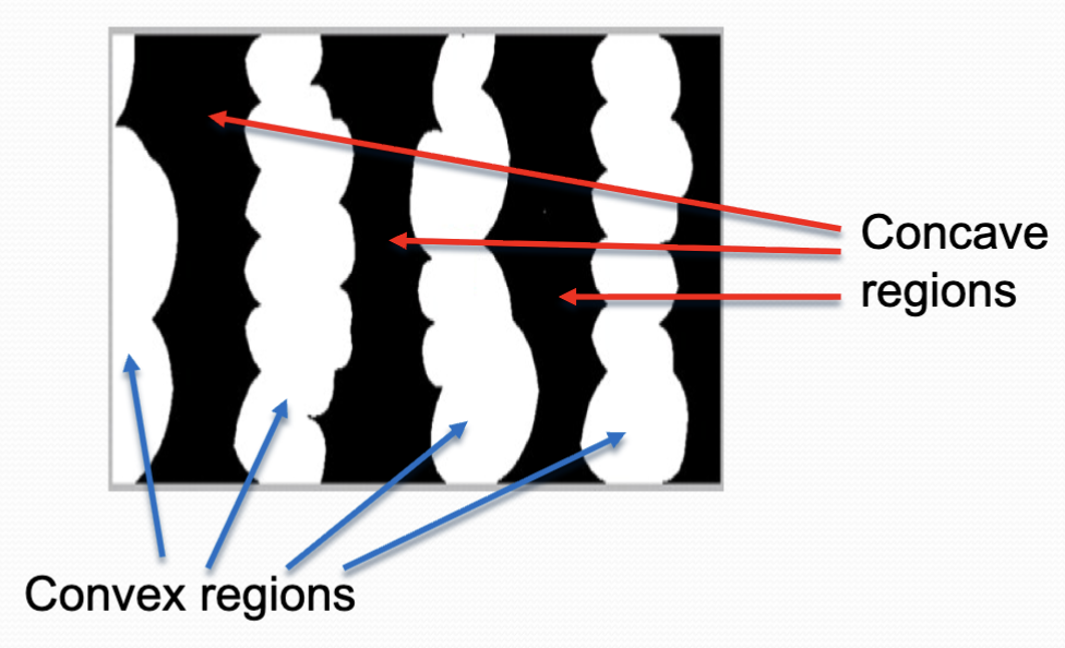 <p>Convex regions are assumed to be figures (i.e. objects)</p>