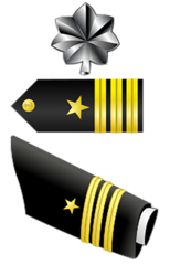 <p>Navy & Coast Guard: O-5</p>