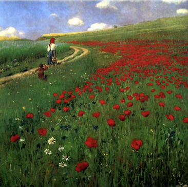 <p><span style="font-family: "Tw Cen MT";">Texture gradient refers to the amount of detail visible. The greater the detail the closer the object.</span></p><ul><li><p>Here we can see more details in the bottom flowers, therefore they must be closer.</p></li></ul><p></p>