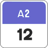 <p><strong>O2A - Demarcação quilométrica da via</strong></p>