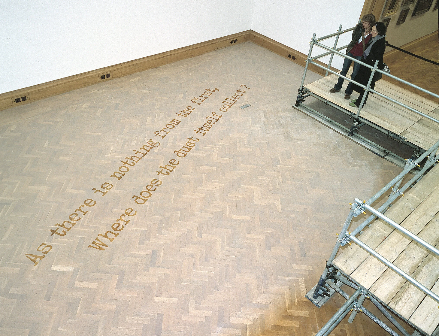 <p>Xu Bing, <em>Where Does the Dust Itself Collect?, </em>2011</p>