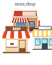 <p>store, shop</p>