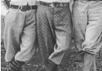 <p>Knee-length casual trousers</p>