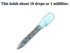 <p>drop(s)</p>