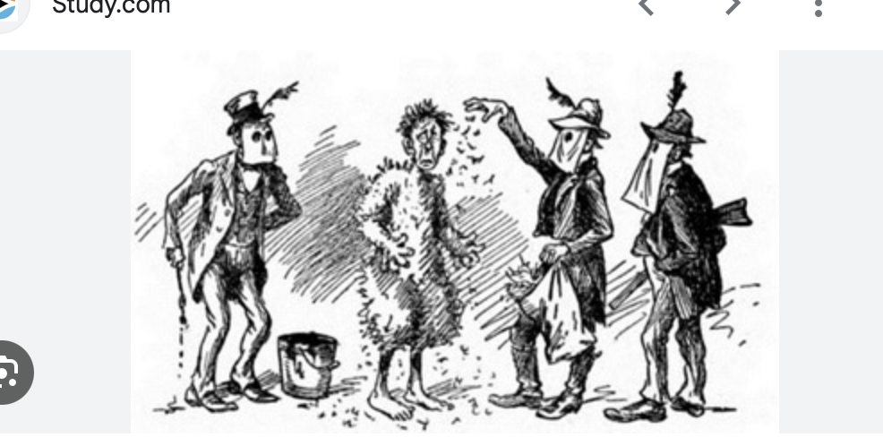 <p>How did<mark data-color="red" style="background-color: red; color: inherit;"> lynching serve as a tool</mark> of social control?</p>
