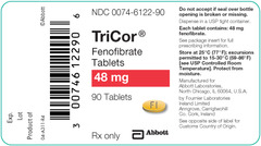 <p>fenofibrate</p><p>cholesterol</p><p>48, 145mg tab</p><p>CI: severe liver dx gallbladder, crcl <30</p><p>LFTs, renal func</p>