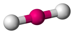 <p>when there are only two atoms bonded together (e.g. HCl) </p><p>OR when the central atom is surrounded by only two areas of electron density (both areas are bonding pairs) (e.g. CO<sub>2</sub> or BeH<sub>2</sub>)</p><p><strong>bond angle = 180<sup>o</sup></strong></p>
