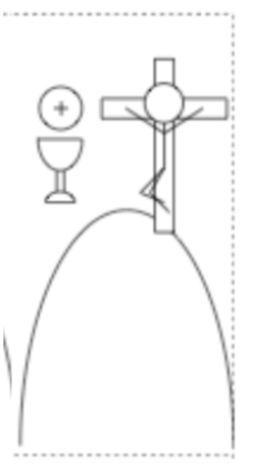 <p>Who was the mediator of the depicted covenant?</p>