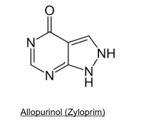 <p>Allopurinol / Zyloprim?</p>