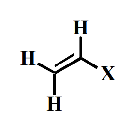 <p>a) Which coupling constants would a more electronegative group X affect and b) how?</p>