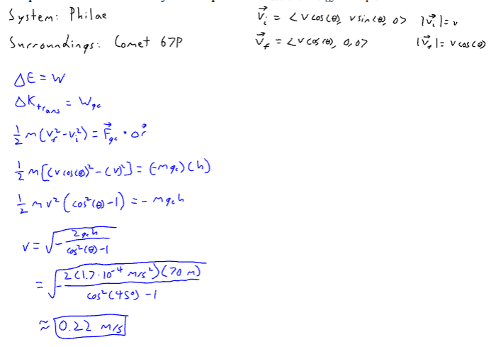 <p>deltaE = W → delta k_trans = W_gc</p>