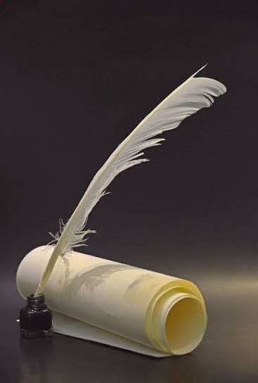 <p><span>B. Quill pen</span></p>