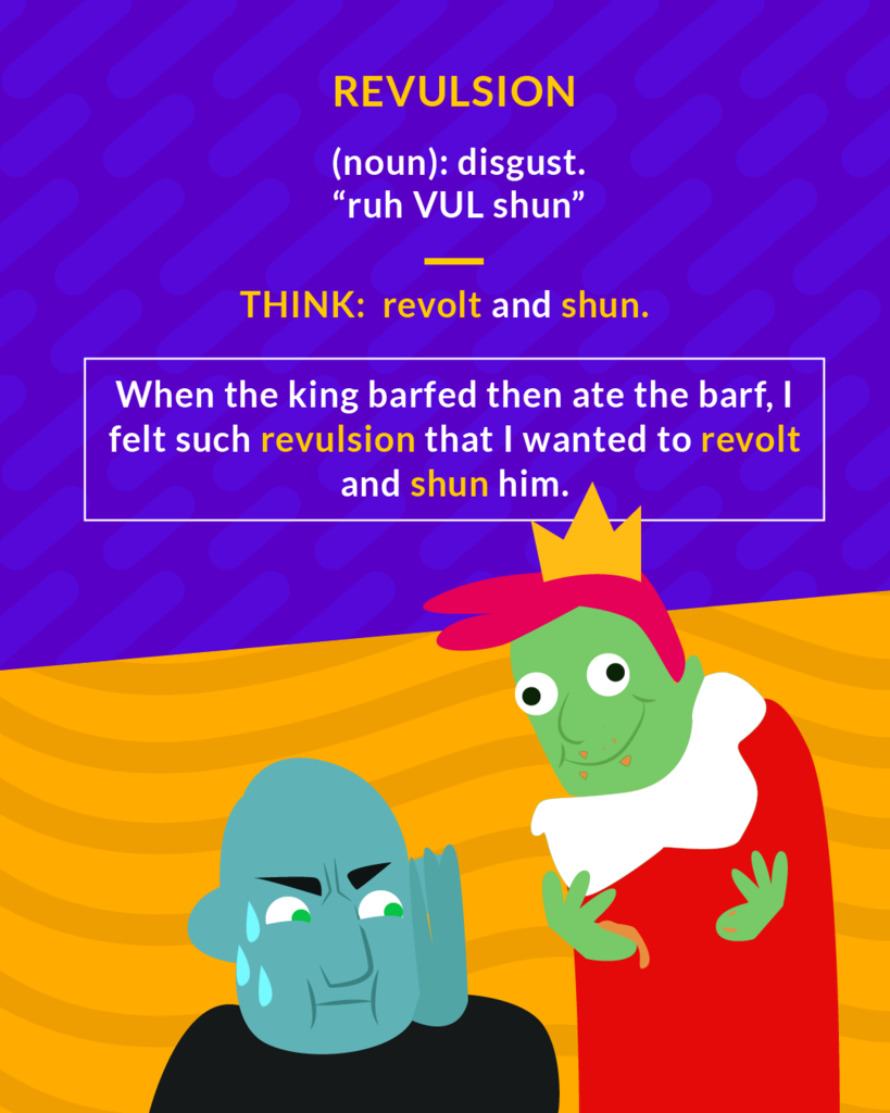 <p>(noun) great disgust or distaste</p>