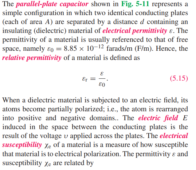 <p>The extent to which an electric charge is permitted to be free within a medium. </p>