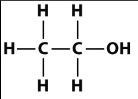 <p>has a hydroxyl (OH<sup>-</sup>) group attached to a carbon</p>