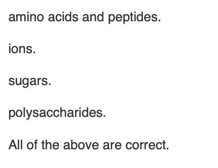 <p><span>Different ABC transporters can transport</span></p>