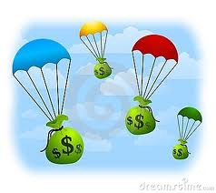 <p>unexpected financial gain (của trời cho, khoản lộc)</p>