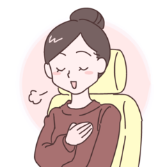<p>～ ～ ồ, may quá.</p>
