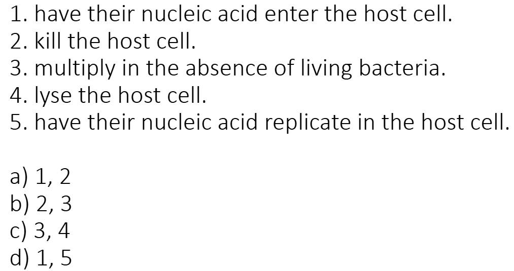 <p>All phages must have the ability to…</p>