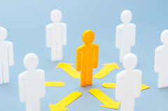 <p>A person selected to represent others at a meeting or convention.</p>