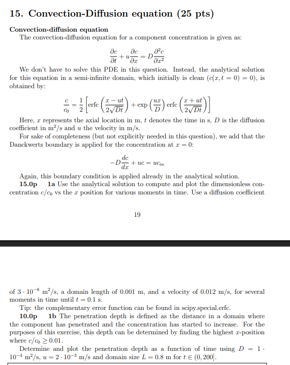 <p>Convection-Diffusion Equation</p>