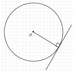 <p>What is this circle theorem?</p>