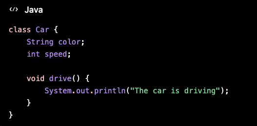 <p>A class is a user-defined type that groups together data (attributes) and behavior (methods) into a single unit.It serves as a blueprint for creating objects. </p>