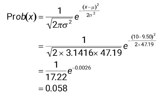 <p>used to find the probability of any return outcome</p>