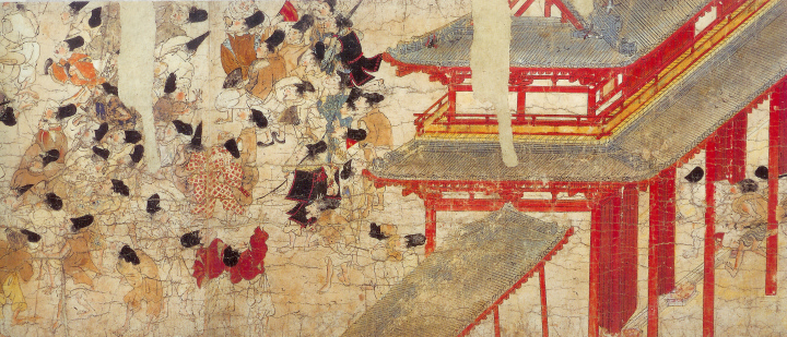 <p><strong><em>Ban Dainagon Ekotoba</em></strong><span> (The Tale of Great Minister Ban) by Tokiwa Mitsunaga (12th century) </span></p>