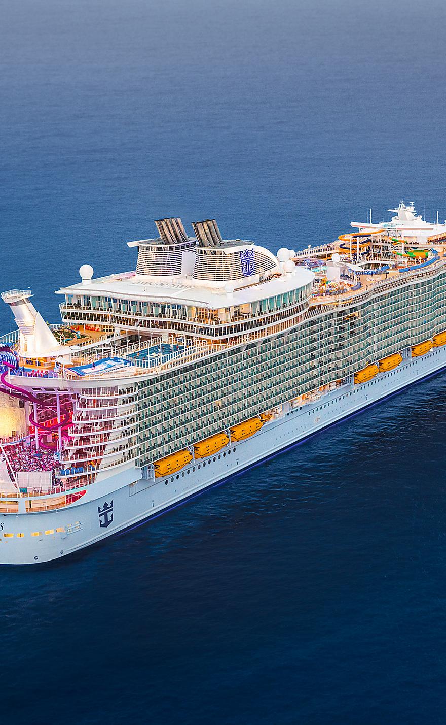 <p>be on a cruise ship</p>