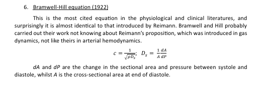 <p>c=1/sqrt(pDs) ; Ds=1/A(dA/dP)</p>