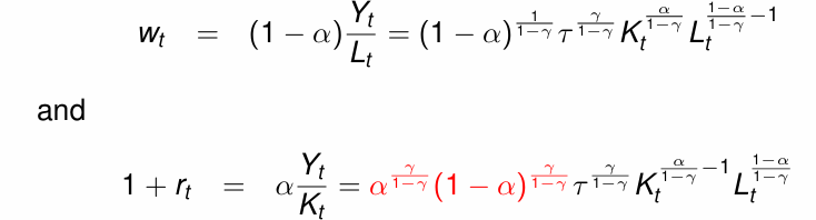 <p>What do they tell us about the impact of an increase in τ?</p>
