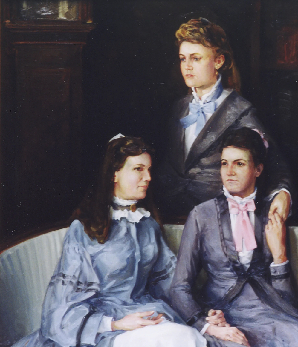 <p>Anna Boyd Ellington, Mary Comfort Leonard, and Eva Webb Dodd</p>
