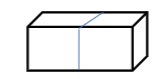 <p><strong>[Consider the following for questions 12-15]</strong>: Suppose you took 2 of the 4 cm x 4 cm x 4 cm cubes and stuck them together to make the following arrangement:</p><p>Calculate the total surface area of this object:</p>