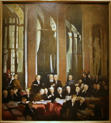 <p>Treaty that ended WW I. It blamed Germany for WW I and handed down harsh punishment on Germany</p>