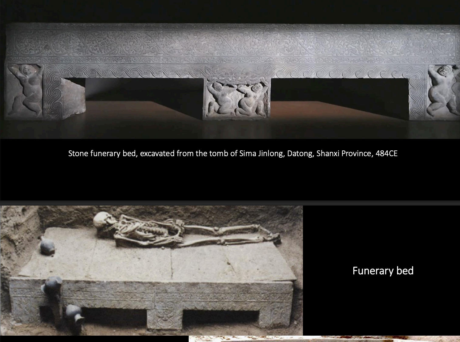<p>sima jinlong funerary bed</p>