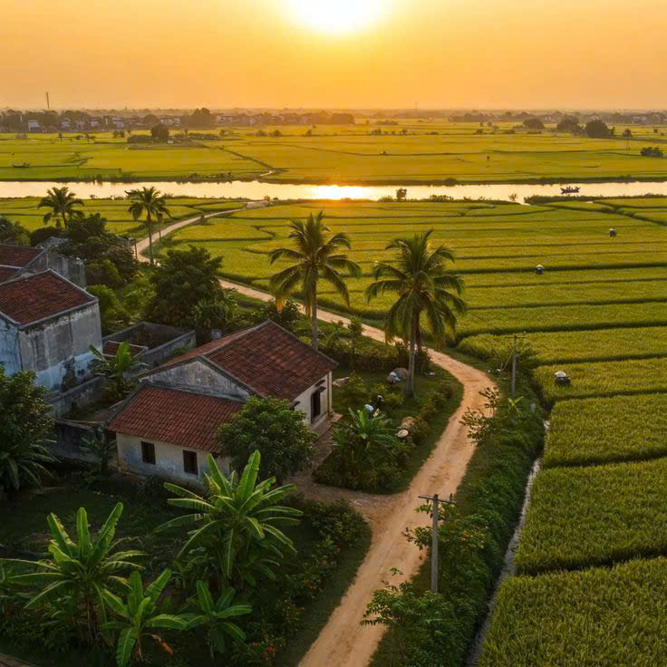 <p>Ở nông thôn / Ở vùng quê.</p><p>My grandparents live <strong>in the country</strong>. (Ông bà tao sống ở dưới quê).</p>
