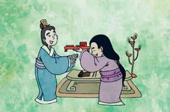 <p>/ xiāngjìng-rúbīn /</p><p><tương kính như tân></p><p>tn.</p><p>tương kính như tân (vợ chồng kính trọng nhau)</p>