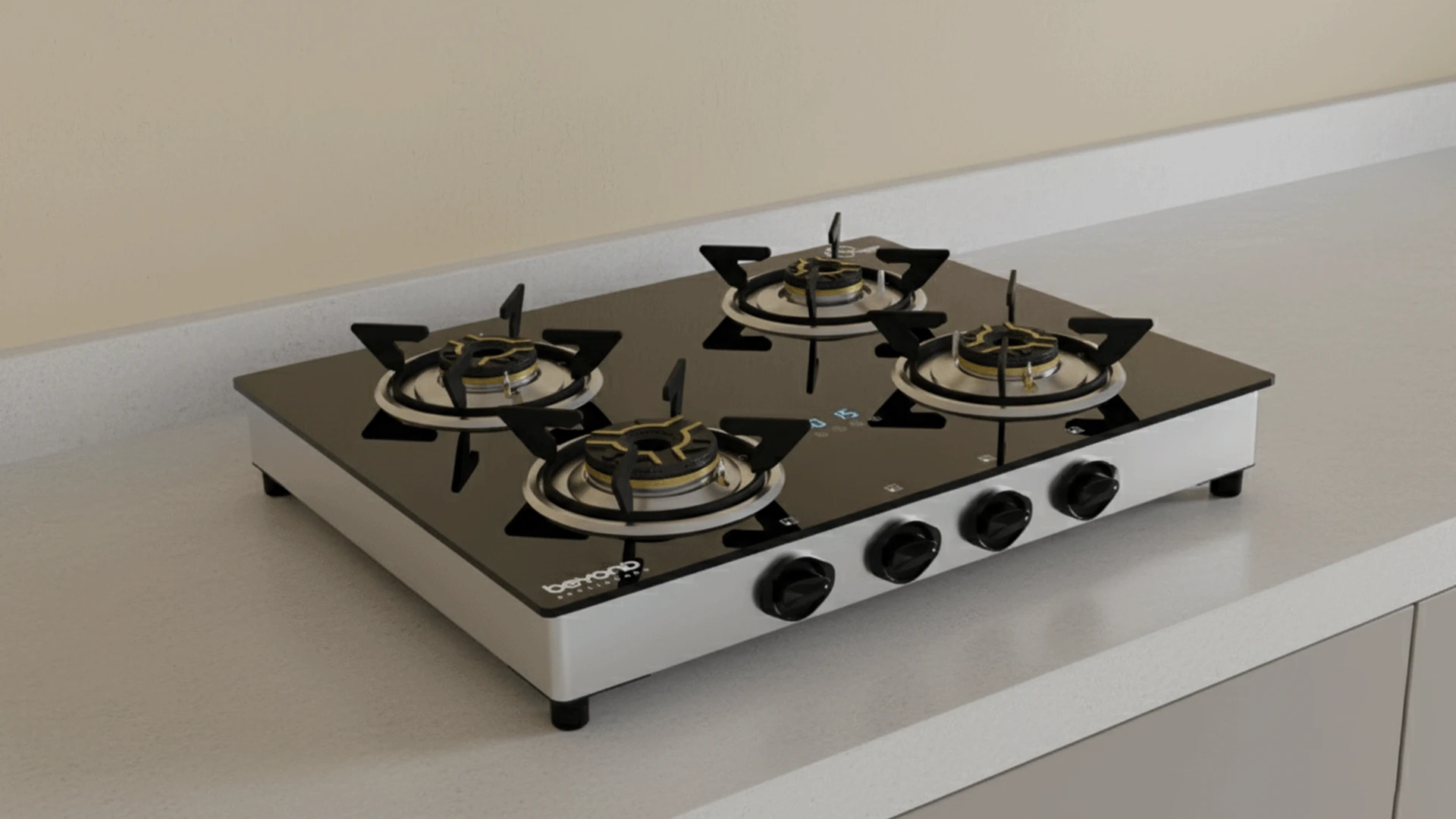 <p>She puts the pot on the <strong>burner</strong> and waits for the water to boil.</p>