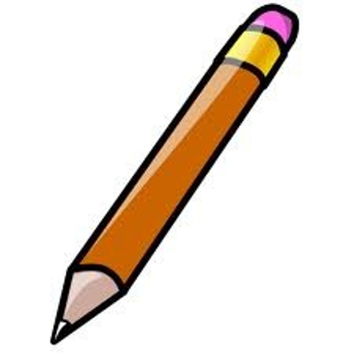 <p>the pencil, the pencils, eraser</p>