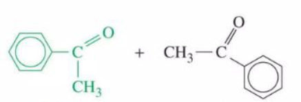 <ul><li><p>Cleave C=C — side w/o carbonyl is the carbonyl molecule, side with carbonyl is the enolate</p></li><li><p>Add H to enolate for the carbonyl</p></li></ul><p></p>