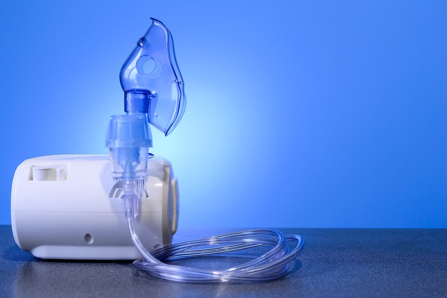 <p><mark>a medical device that converts liquid medication into a fine mist</mark>.</p>