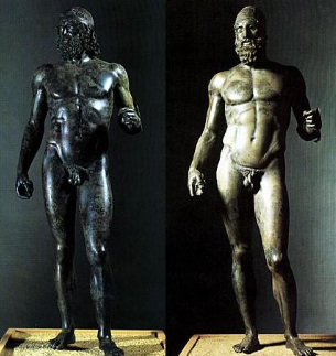 <p>Where were these statues found?</p>