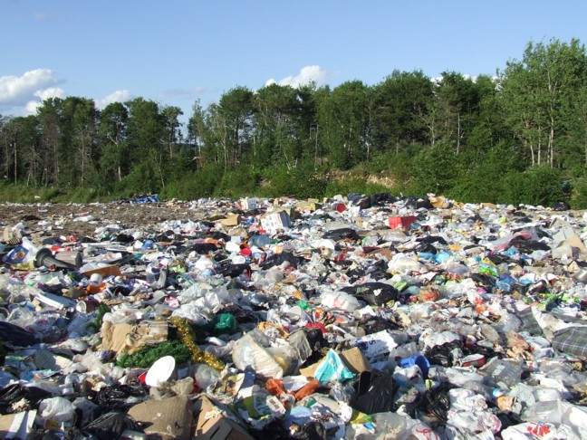 <p>a landfill</p>